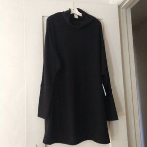We The Free [Free People] NWT Kitty Thermal Tunic Top/Dress in Black - Size L